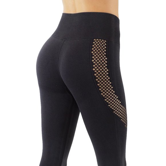 Sexy seamless 7/8 mesh leggings - Picture 3 of 5